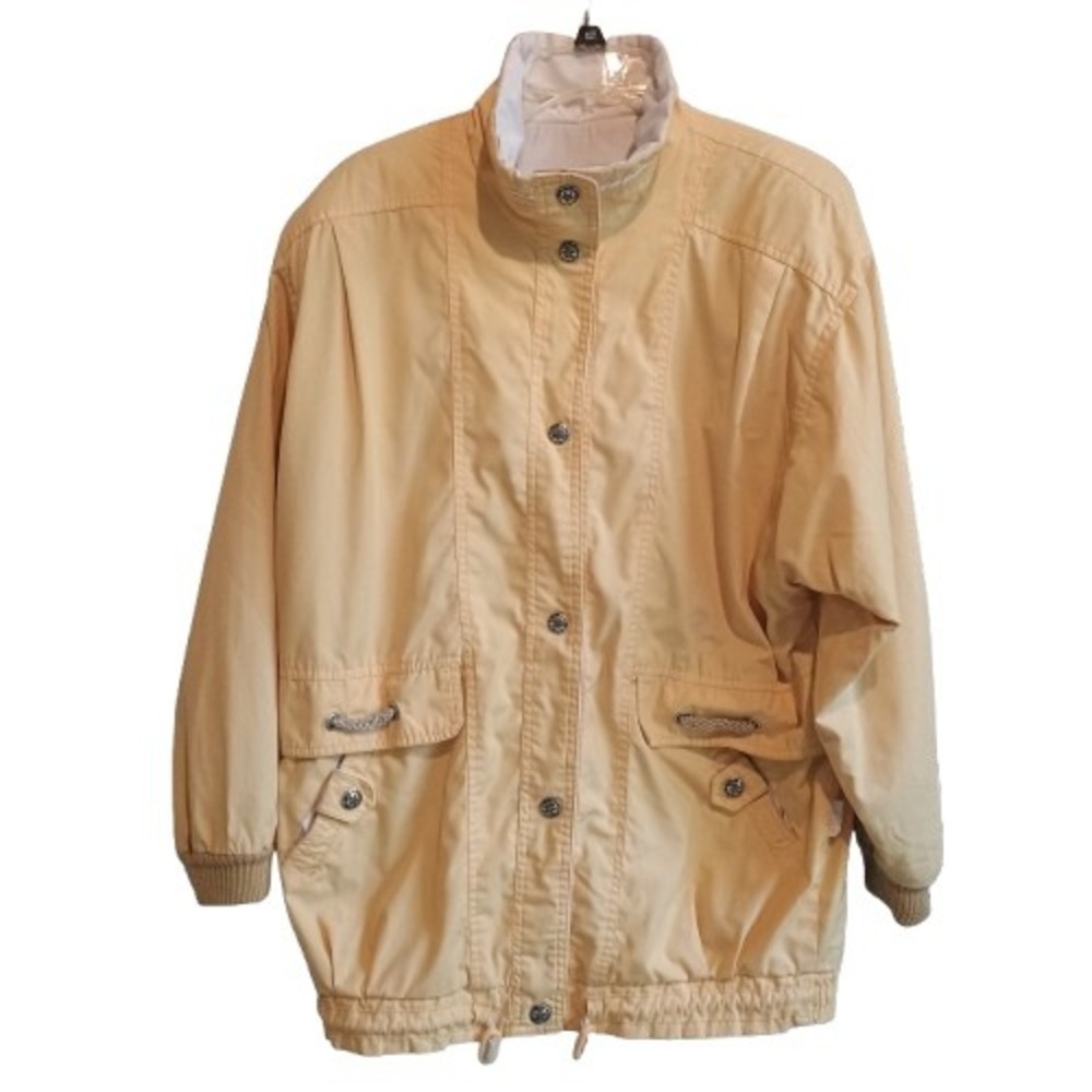 Innovations by Izzi Vintage Nautical Bomber Jacket with‎ Rope Accents